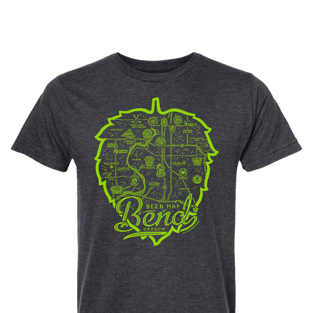 Bend Beer Map T-Shirt