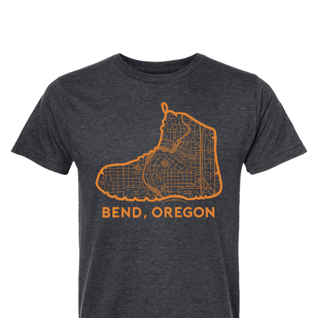 Bend Boot Map T-Shirt