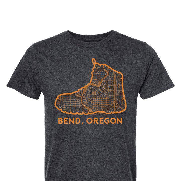 Bend Boot Map T-Shirt