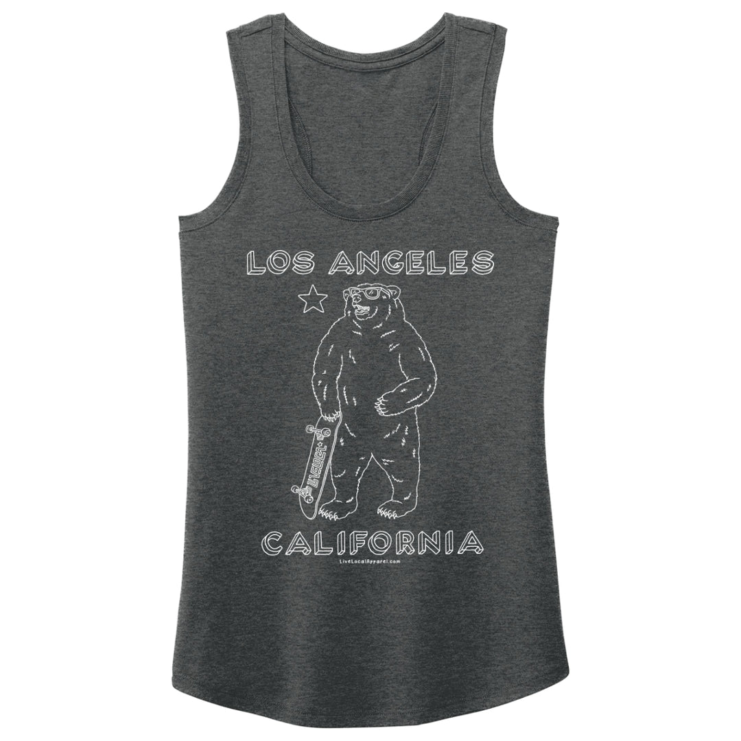Women's Los Angeles Skate Bear Tank Top