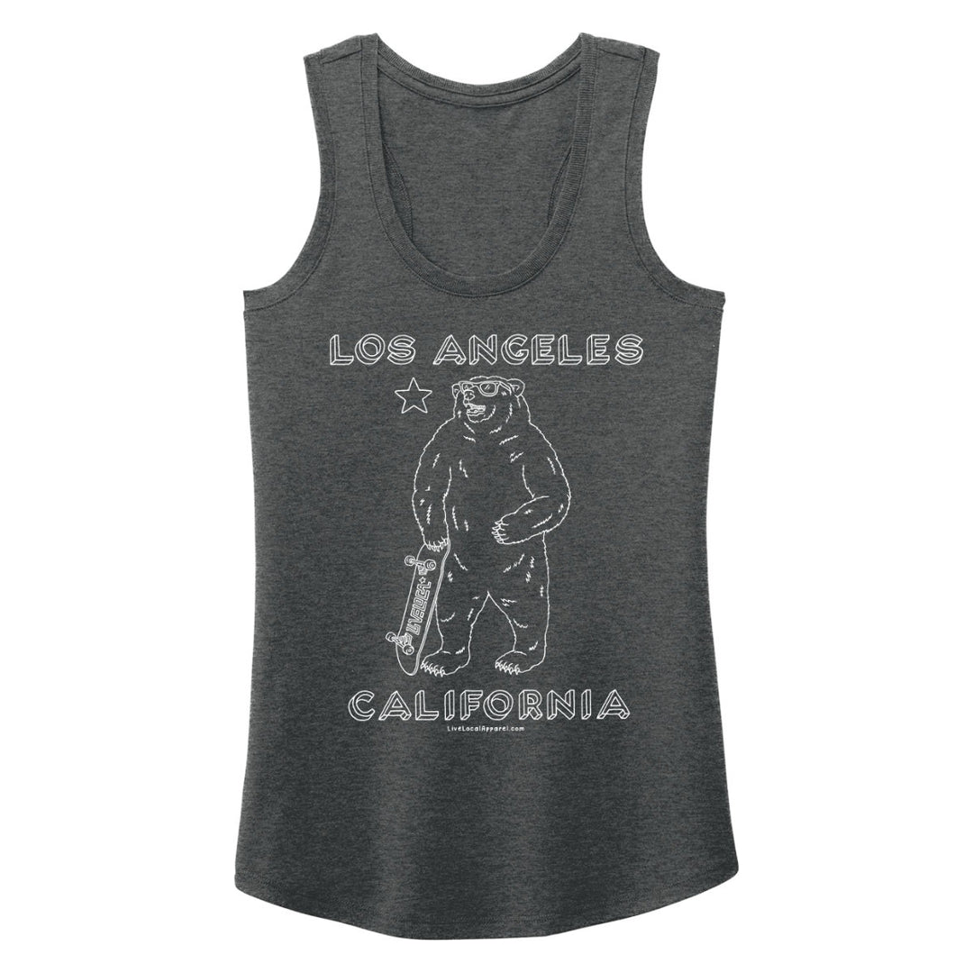 Women's Los Angeles Skate Bear Tank Top