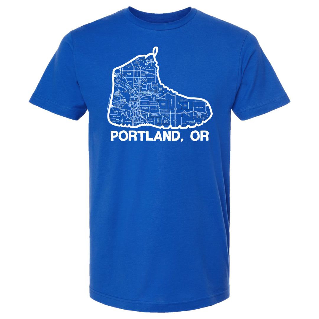 Portland Boot Map T-Shirt