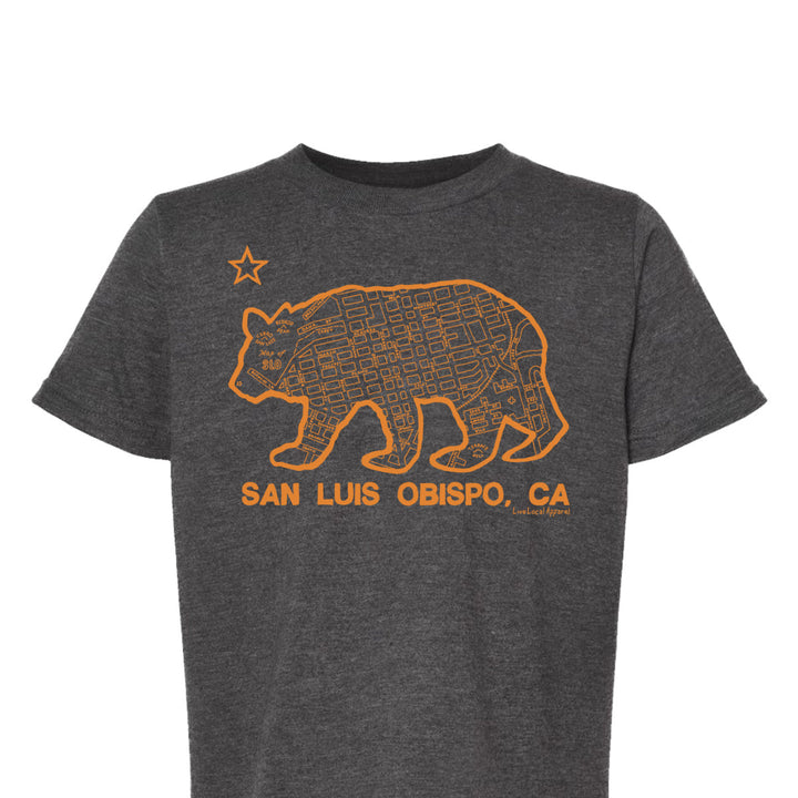 SLO Bear Map Youth T-Shirt