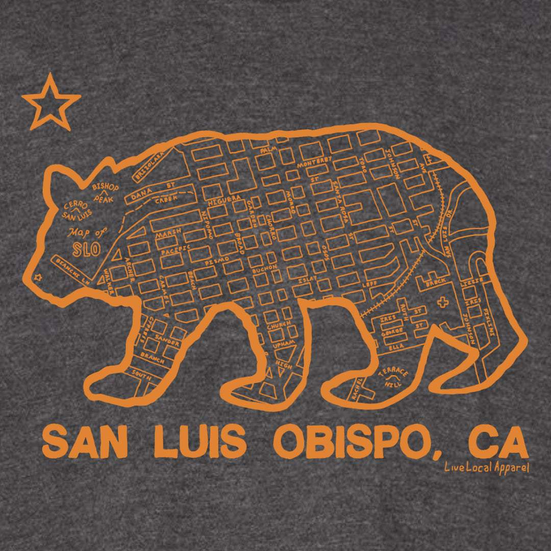 SLO Bear Map Youth T-Shirt