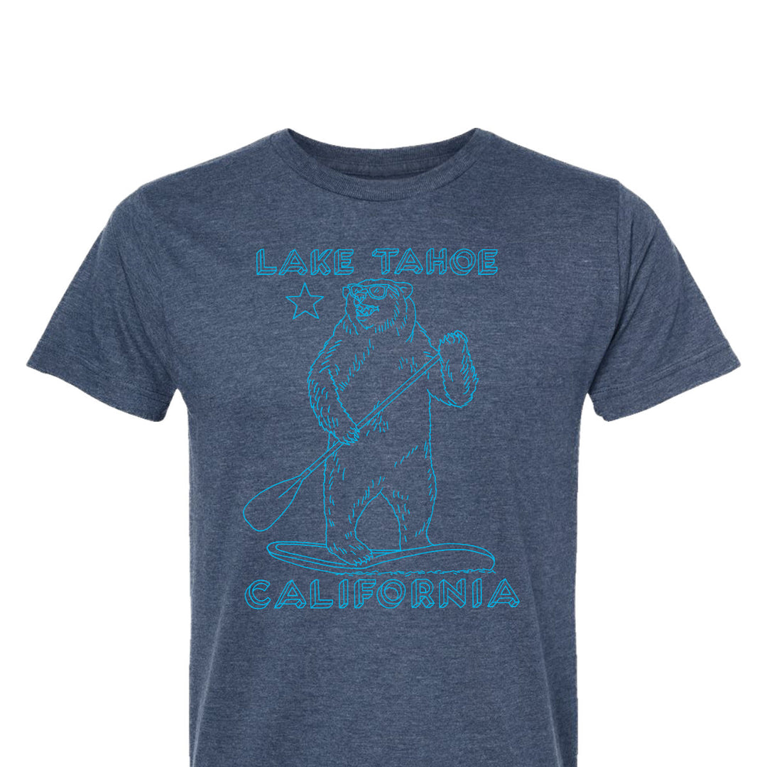 Lake Tahoe Stand Up Paddle Bear T-Shirt