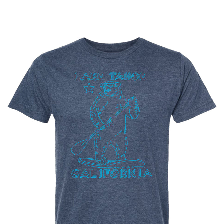 Lake Tahoe Stand Up Paddle Bear T-Shirt