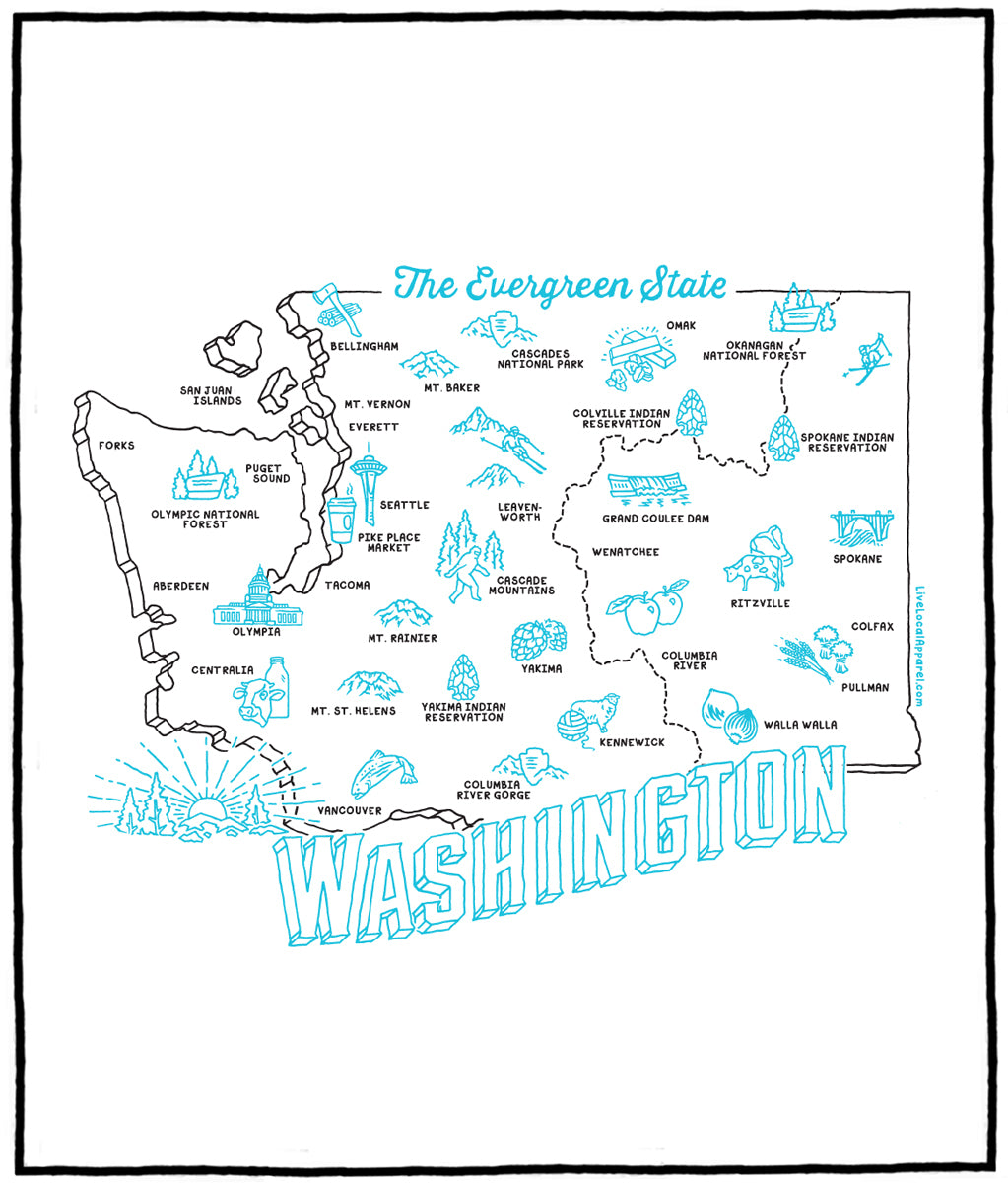 Washington State - Check out the Evergreen State!