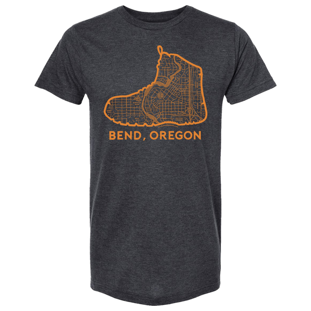 Bend Boot Map T-Shirt