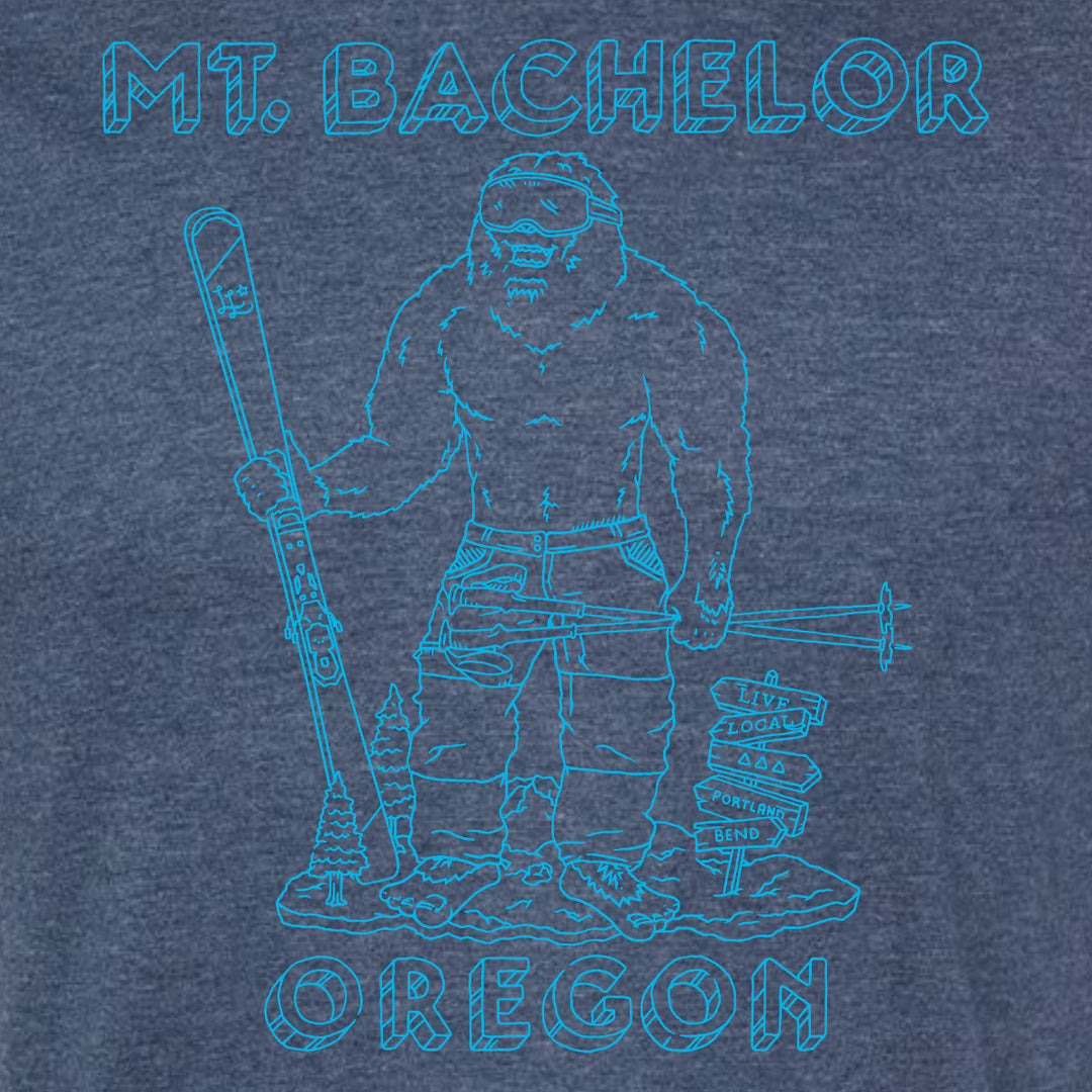 Mt. Bachelor Bigfoot Ski T-Shirt