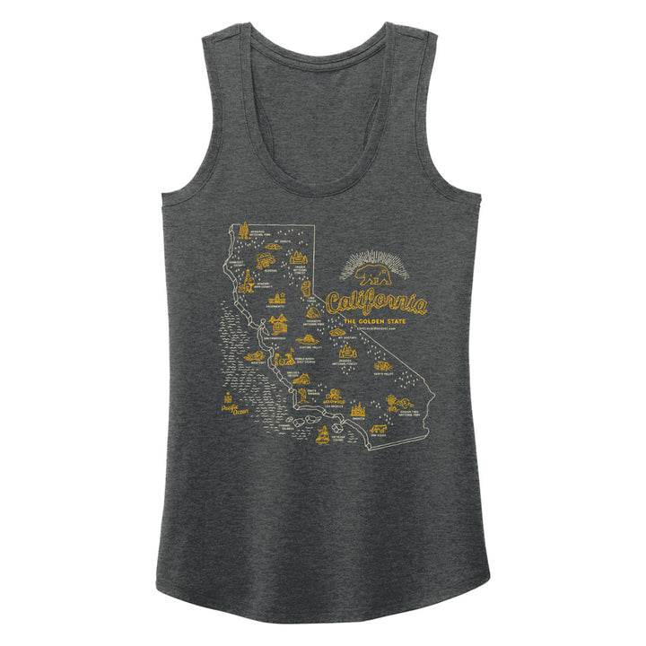 Women's CA State Tank Top