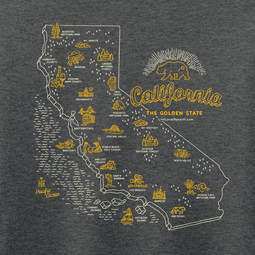 Women's CA State Tank Top