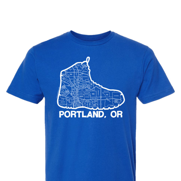 Portland Boot Map T-Shirt