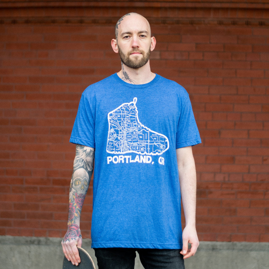 Portland Boot Map T-Shirt