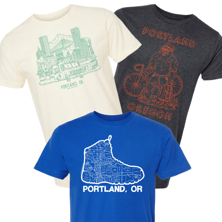 Portland Trifecta Collection: 3 shirts, one low price!
