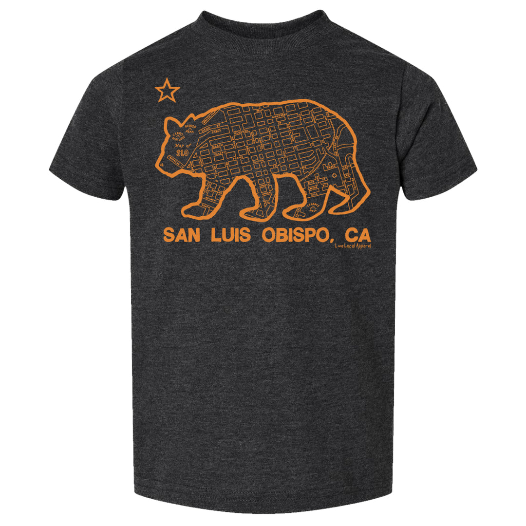 SLO Bear Map Toddler T-Shirt