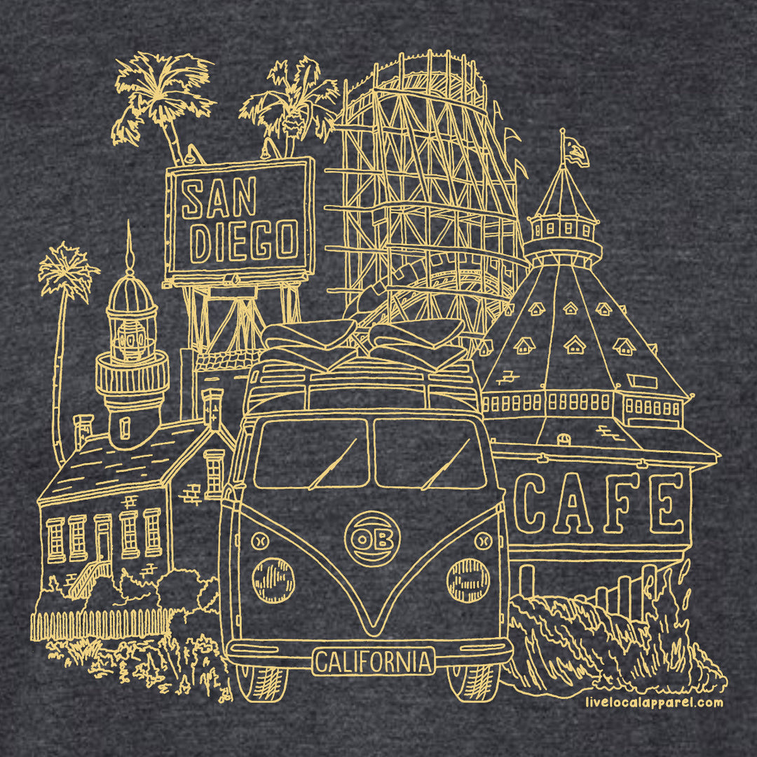 San Diego Beach T-Shirt