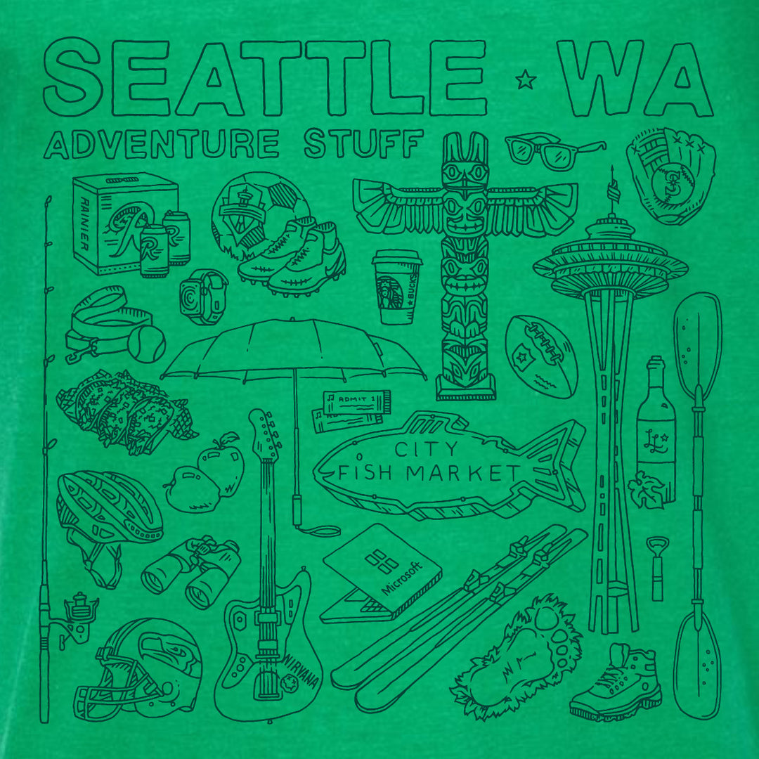 Seattle Adventure Stuff T-Shirt